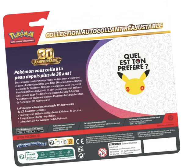 3Pack-Lucario-30th-Back.webp Tripack 30e Anniversaire