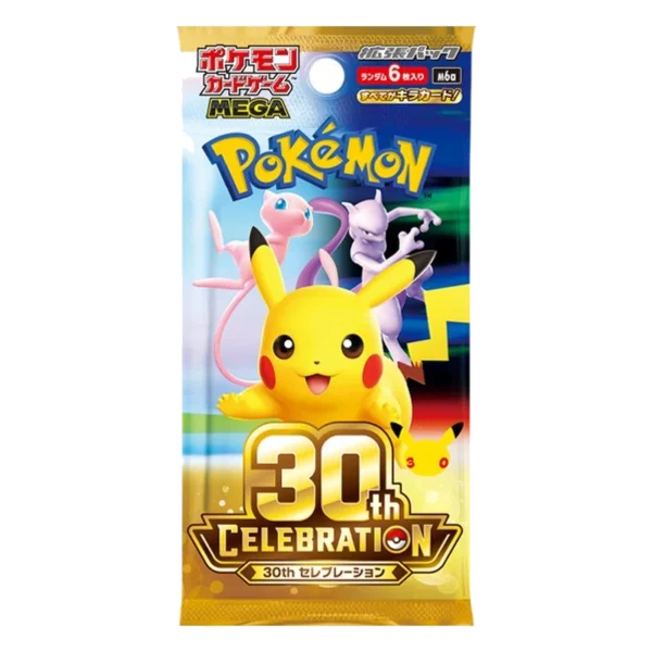 Booster Pokémon 30th CELEBRATION M6a japonais Booster Pokémon 30th CELEBRATION M6a japonais