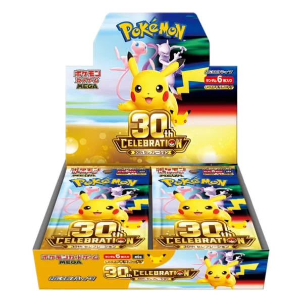 Display Pokémon 30th CELEBRATION M6a japonais Display Pokémon 30th CELEBRATION M6a japonais