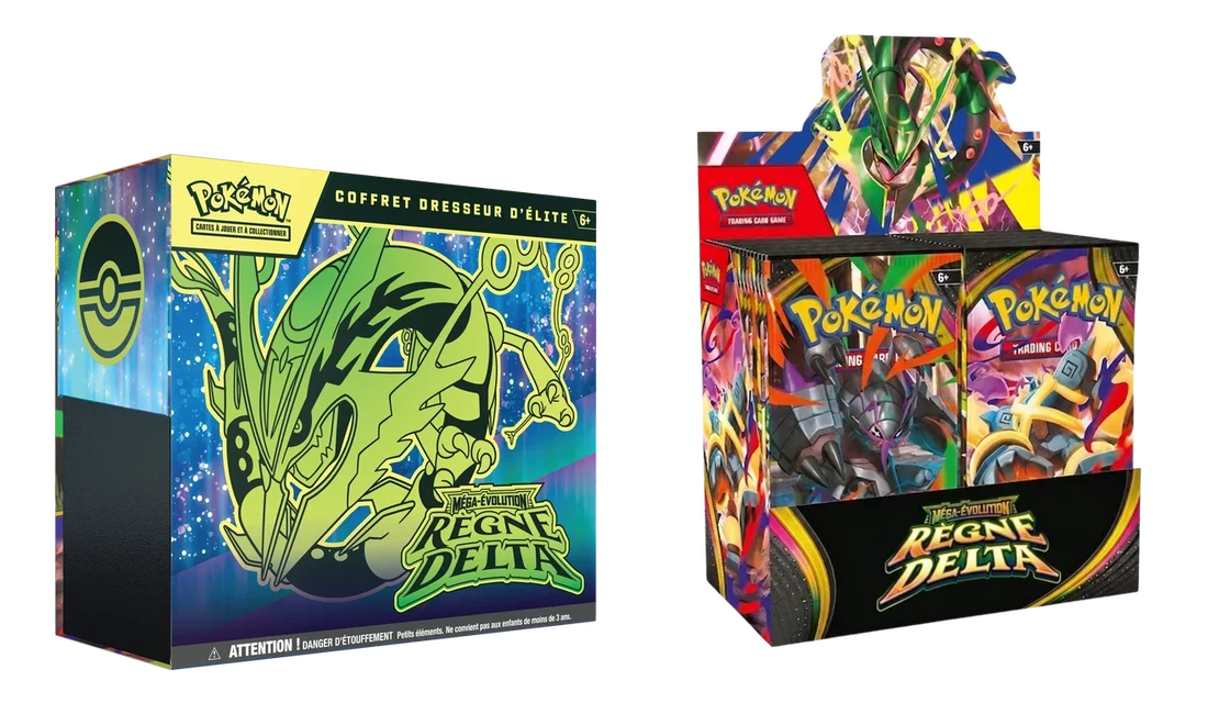 Coffret Dresseur d'Élite et display Règne Delta