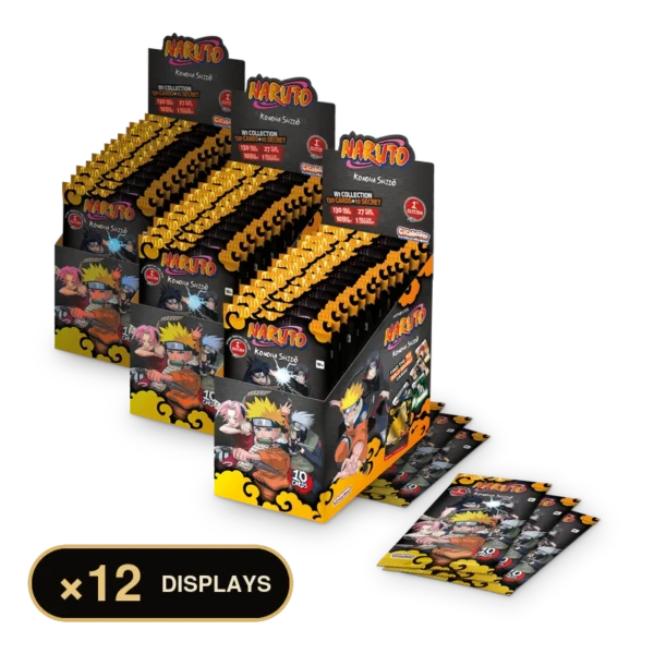 Case 12 displays Naruto Mythos Konoha Shidō 1ère édition FR Case de 12 displays Naruto Mythos TCG Konoha Shidō 1ère édition en français
