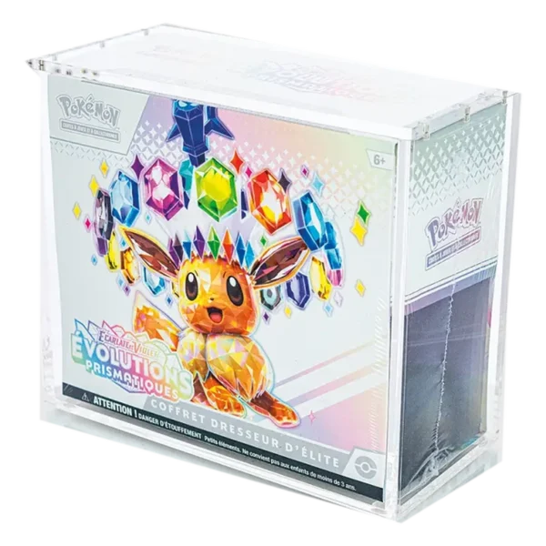 Protection acrylique magnétique ETB Pokémon Phoenix Shield Protection acrylique magnétique Phoenix Shield pour ETB Pokémon